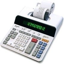 Sharp Printing Calculator, 12 Digit Adding Machine With Extra Large 10, Elt3301 - £91.93 GBP