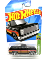 Hot Wheels &#39;83 Chevy Silverado Black 2023 HW Slammed Card 191/250 - £9.84 GBP