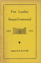 Fort Loudon Sesquicentennial 1803-1953 (Franklin County, PA) - £19.98 GBP