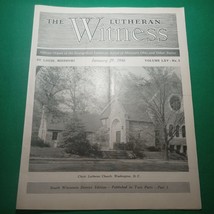 1946 the Lutheran Witness Christ church Washington DC newsletter - £15.18 GBP