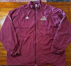 Adidas Norwich University Jacket Size XL Climalite Windbreaker Football - $38.79