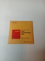 Kodak Color Compensating Filter CC025R 3x3 75x75  | Gelatin Wratten Cat ... - $12.34