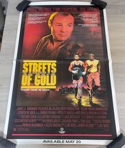 Streets Of Gold Original Movie Poster Video Release Promo 27x41” CV - $183.57 MXN