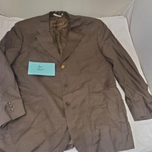 HUGO BOSS Tatlagia 100% Wool Mens Brown Blazer Suit Jacket Sport Coat 42R - £19.46 GBP