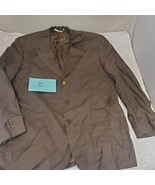 HUGO BOSS Tatlagia 100% Wool Mens Brown Blazer Suit Jacket Sport Coat 42R - £19.38 GBP