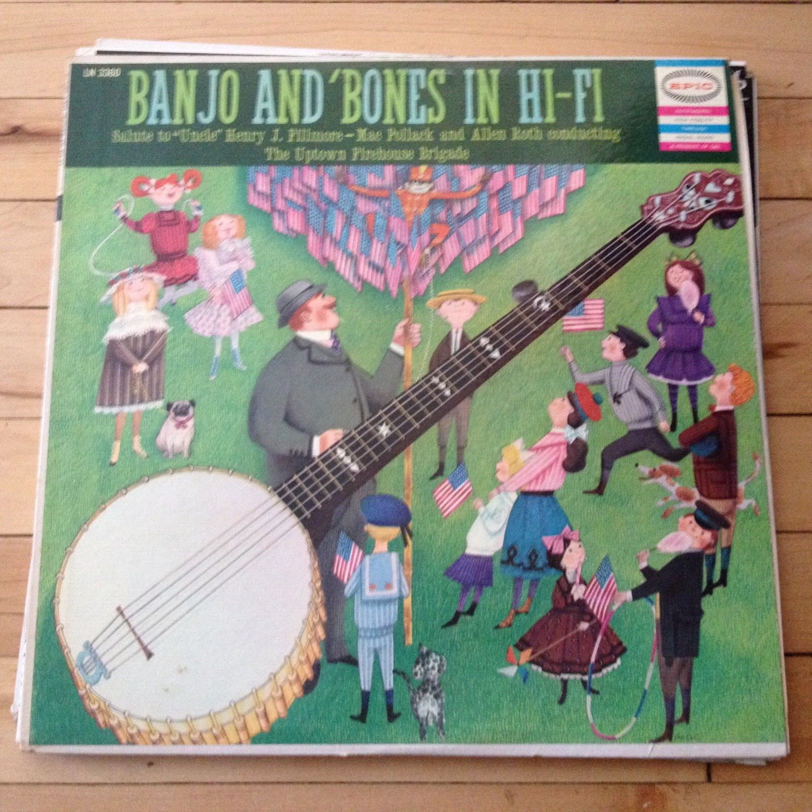 Mac Pollack Allen Roth Banjo and Bones In Hi-Fi USED LP - $0.98