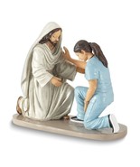 Josephs Studio Jesus and Female Healthcare Worker Resin Figurine - $83.12 CAD