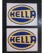 HELLA DECAL 2 X STICKERS JDM FOG LIGHTS LIGHTING DRIVING CAR WINDOW RACI... - $6.48