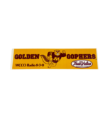 Minnesota Golden Gophers 1985 Season Schedules Bumper Sticker True Value... - €8,66 EUR