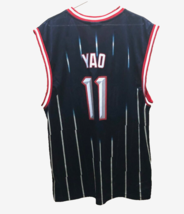 Yao Ming #11 Houston Rockets NBA Vintage 90s Reebok Blue Basketball Jersey XL - £46.22 GBP