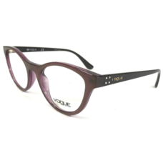 Vogue Eyeglasses Frames VO5274-B 2637 Clear Purple Cat Eye Full Rim 49-19-140 - $29.69