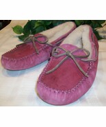 Uggs Ugg Australia Dakota Slippers Moccasins Deep Rose Pink 6 5612 READ - €41,12 EUR