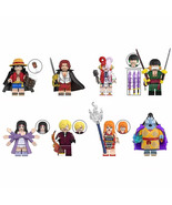 8Pcs One Piece Minifigures Uta Shanks Luffy Jinbe Robin Zoro Sanji Mini Blocks - $28.99