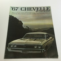 1967 Chevelle 300 by Chevrolet 4-Door Sedan 195-HP Turbo-Fire V8 Car Brochure - $35.63