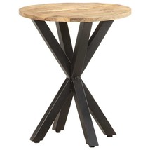 vidaXL Side Table 18.9&quot;x18.9&quot;x22&quot; Solid Mango Wood - £108.78 GBP