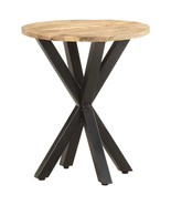 vidaXL Side Table 18.9&quot;x18.9&quot;x22&quot; Solid Mango Wood - £115.71 GBP