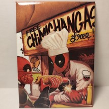 Deadpool Chimichanga Stand Fridge Magnet Made In USA Official Collectible - $9.74