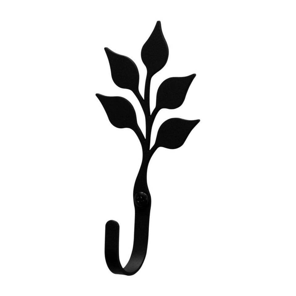 Leaf Powder-coated Wall Hook Made in USA