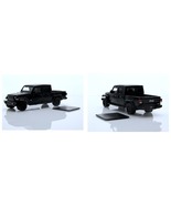 1:64 Scale 2021 Jeep Gladiator JT Pickup Truck Black w/ Bed Cover Diecas... - £22.90 GBP