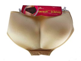 Women&#39;s Fullness Butt Lifter Enhancer Booster Shaper Panty Beige #7011 - $16.79
