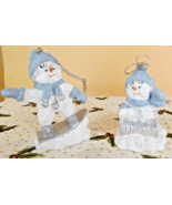Tobaggonin Encore Group 1999 Snow Buddies Ornament Set of 2 - €10,75 EUR