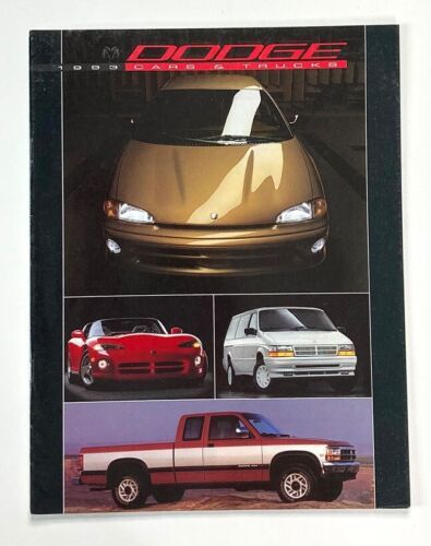 1993 Dodge Cars & Trucks Dealer Showroom Sales Brochure Guide Catalog - $9.45