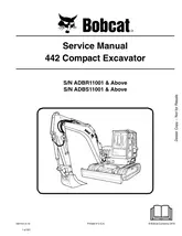 BOBCAT 442  SERVICE MANUAL SN 6987204 (5-10) - $15.00