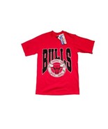 Vintage 1990s Trench Chicago Bulls Graphic t-shirt basketball Sz Small N... - £13.44 GBP