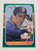 Gene Larkin Minnesota Twins 1987 Donruss The Rookies Card #23 - $0.98