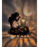 Aristide de Ranieri - La Bonne Pipe- 19th LIGHTED FIGURINE PATINATED SPE... - $8,467.55 MXN