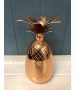 Pineapple Tumbler Cocktail Mug Cooper Finish 17 oz B433 *missing Straw - $11.60