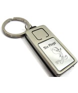 Six Flags Tweety Backlight Keychain Silver Tone Keyring Purse Bag Coat Z... - £11.77 GBP