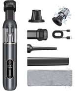 4-In-1 Handheld Cordless Car Vacuum – 19000Pa, Brushless, Keyboard Cleaning - $39.95