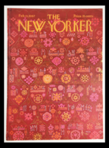 COVER ONLY The New Yorker February 11 1967 Full Cover Theme by Anatol Kovarsky - £26.57 GBP