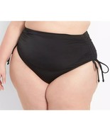 Lane Bryant Cacique Swim Convertible High-Waist Swim Brief Black Plus Si... - $34.19 CAD