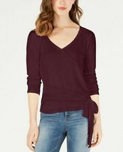 Ultra Flirt by Ikeddi Juniors Ribbed Faux-Wrap Top - £12.27 GBP