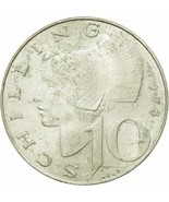 Pièce de 10 schillings en argent Autriche ancienne vintage de collection... - $9.63