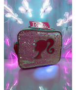 Barbie Pink Sequin Zipper Soft Lunchbox Brand New - €13,92 EUR