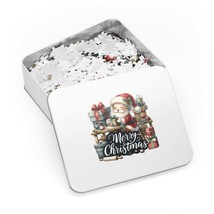 Jigsaw Puzzle in Tin, Christmas, Santa, Personalised/Non-Personalised, awd-220,  - £28.22 GBP+