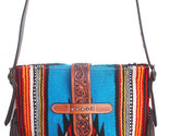 Women&#39;s Western Handwoven Wool Rodeo Cowgirl Purse Shoulder Handbag 27FK72 - £78.29 GBP