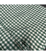 Yard Green 1/4&quot; Gingham Thin Polyester Blend Fabric 44”X 44&quot; - £3.88 GBP