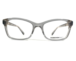 Marchon NYC Eyeglasses Frames M-5007 035 Grey Pink Clear Cat Eye 51-17-135 - £29.25 GBP