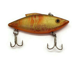 Bill Lewis Orange And Yellow Rat-L-Trap Fishing Lure - £6.14 GBP