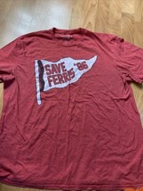 Farris Buellers Day Off Shirt Mens 2XL Red Save Farris &#39;86 Short Sleeve ... - $13.86