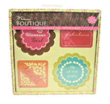Memory Boutique Chipboard Signs and Tags 95 Punch-Outs with Storage Box New - £12.28 GBP