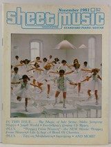 Sheet Music Magazine November 1981 Standard Piano/Guitar - £3.38 GBP