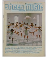 Sheet Music Magazine November 1981 Standard Piano/Guitar - £3.39 GBP