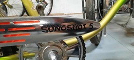 Black SLINGSHOT 5 Rail Chainguard DECAL Stickers fits Huffy Muscle Bike ... - $241.38 MXN