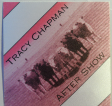 Tracy Chapman Guest Pass After Show NM Vintage Perri Sticker Pass Revolu... - $170.37 MXN