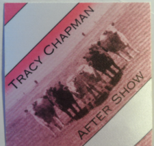 Tracy Chapman Guest Pass After Show NM Vintage Perri Sticker Pass Revolu... - £7.00 GBP